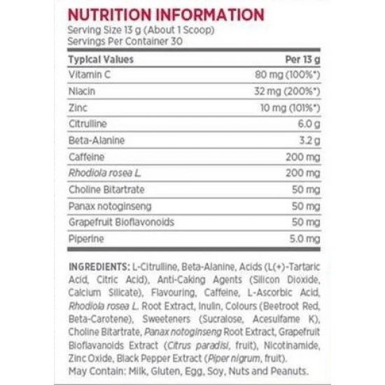 N.O.-XPLODE 390gr, 30srvs (BSN) 