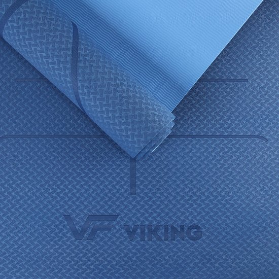 Viking Yoga / Pilates TPE Mat with Body Line Printing