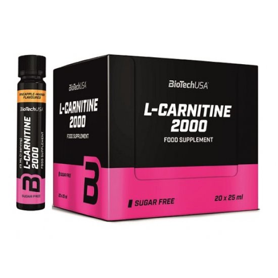 L-Carnitine 3000mg 20amp x 25ml (BIOTECH USA)