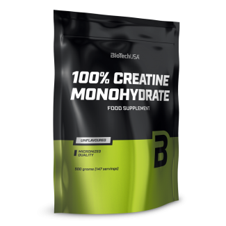 100% Creatine Monohydrate 500gr [Bag] (BIOTECH USA)