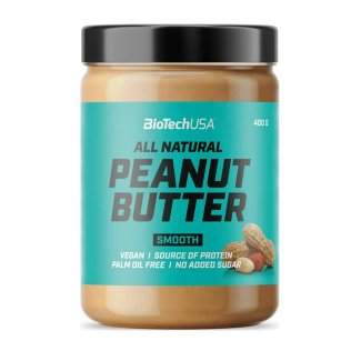 Peanut Butter Smooth 400gr (BIOTECH USA)