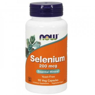Selenium 200mcg 90Vcaps (NOW FOODS)