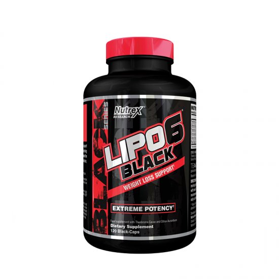 Lipo-6 Black 120 Liquid Caps (NUTREX)