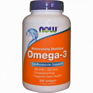 Omega 3 1000mg 200 Softgels (NOW FOODS) 