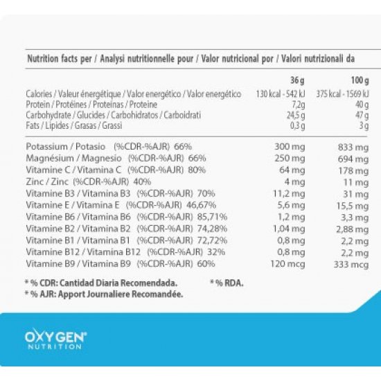 Rexistan Pre-Workout 1000gr (OXYGEN NUTRITION)