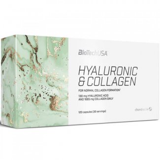 BiotechUSA Hyaluronic & Collagen (120 Caps)