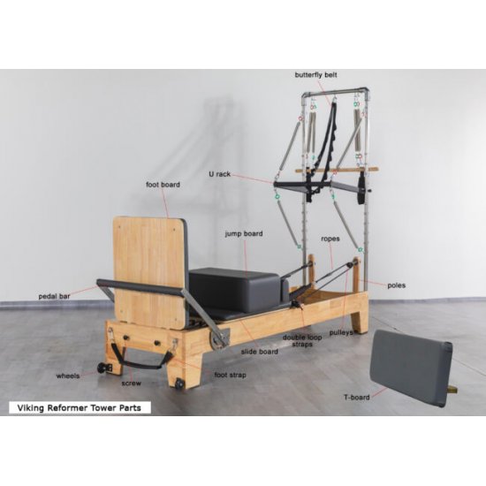 Viking Pilates Reformer with Tower